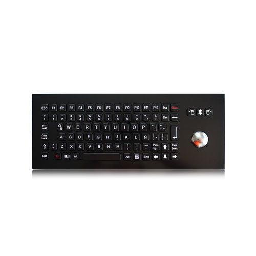 Clavier encastrable - K-TEK-A361-OTB-FN-BT-DWP - Key Technology China Limited - avec touche Fn / 3 touches de souris / 86 touches