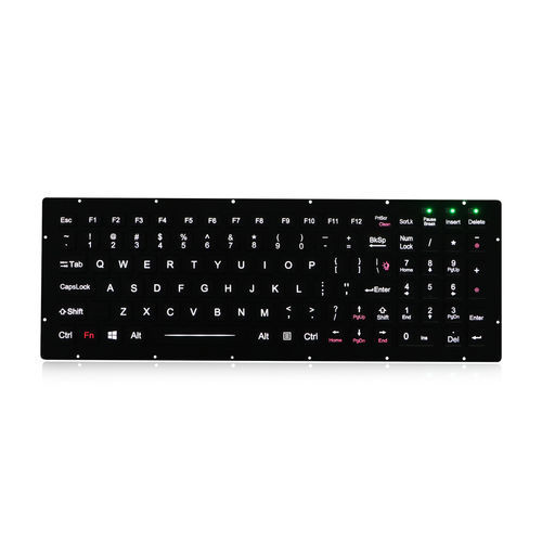 Clavier encastrable - K-TEK-M334KP-FN-BL-IT-NV-151B-DWP - Key Technology China Limited - à touches mécaniques / avec touche Fn / 101 touches