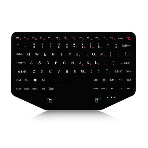 Clavier encastrable - K-TEK-M275TP-FN-BL-ML-DWP - Key Technology China Limited - à touches mécaniques / avec touche Fn / 2 touches de souris