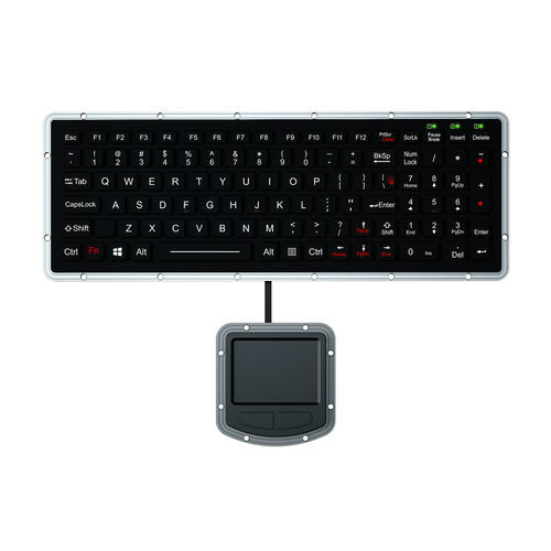 Clavier encastrable - K-TEK-M327KP-FN-BL-IT-ML-DWP + M73TP - Key Technology China Limited - à touches mécaniques / avec touche Fn / 2 touches de souris