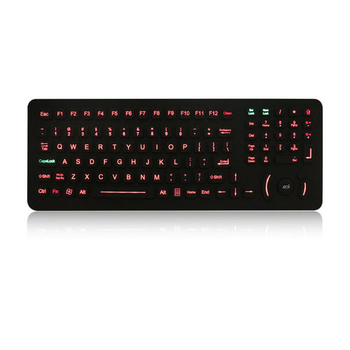 Clavier encastrable - K-TEK-M396HP-FN-KP-BL-ML-EMC-OEM - Key Technology China Limited - à touches mécaniques / avec touche Fn / 3 touches de souris