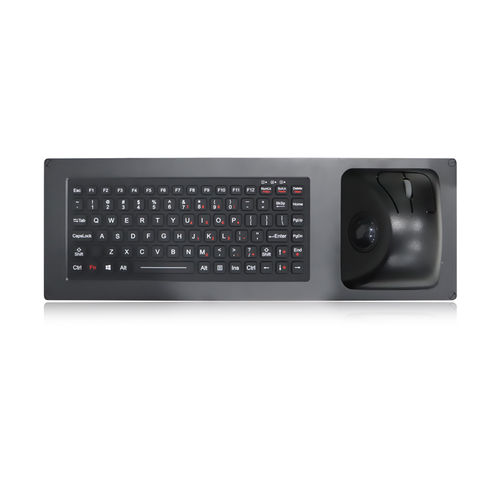 Clavier encastrable - K-TEK-M465-38-MTB-AVB-FN-BL-NV-151B - Key Technology China Limited - à touches mécaniques / avec touche Fn / 2 touches de souris