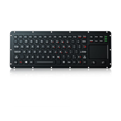 Clavier encastrable - K-TEK-M315TP-FN-BL-NV-151B - Key Technology China Limited - à touches mécaniques / avec touche Fn / 2 touches de souris