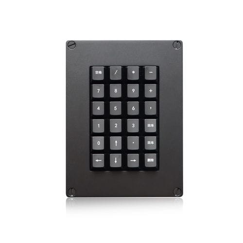 Clavier numérique 24 touches - K-TEK-M129KP-MA-BL-ML - Key Technology China Limited - encastrable / alliage d'aluminium / USB