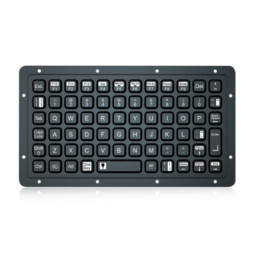 Clavier encastrable - K-TEK-M183-FN-BL-ML - Key Technology China Limited - à touches mécaniques / avec touche Fn / 69 touches