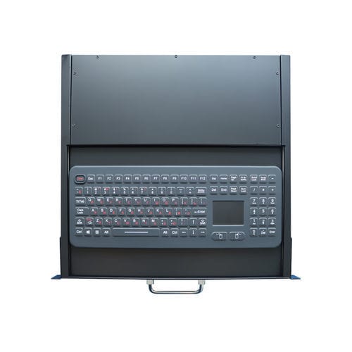 Clavier monté sur rack-tiroir - K-TEK-M399TP-KP-FN-V01 - Key Technology China Limited - à touches mécaniques / avec touche Fn / 2 touches de souris