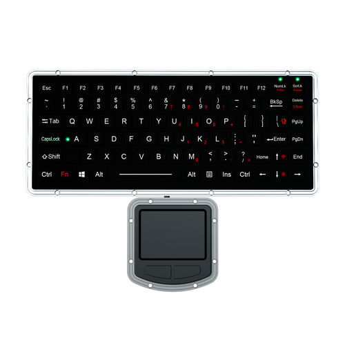 Clavier encastrable - K-TEK-M270-FN-BL-IT-NV-151B-DWP+M73TP - Key Technology China Limited - à touches mécaniques / avec touche Fn / 2 touches de souris