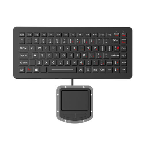 Clavier encastrable - K-TEK-M282-122-FN-BL-IT-ML-DWP+M73TP - Key Technology China Limited - à touches mécaniques / 86 touches / 2 touches de souris