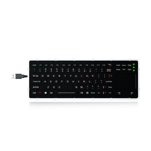 Clavier encastrable - K-TEK-M327TP-FN-BL-IT-NV-151B-DWP - Key Technology China Limited - à touches mécaniques / 88 touches / 2 touches de souris