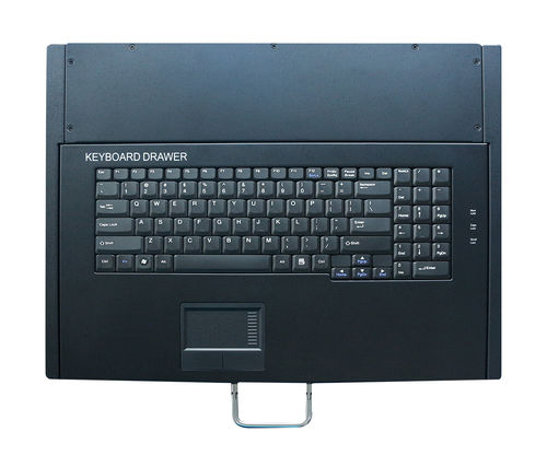 Clavier monté sur rack-tiroir - K-TEK-1U-KB-TP-PL - Key Technology China Limited - avec touche Fn / 2 touches de souris / 99 touches