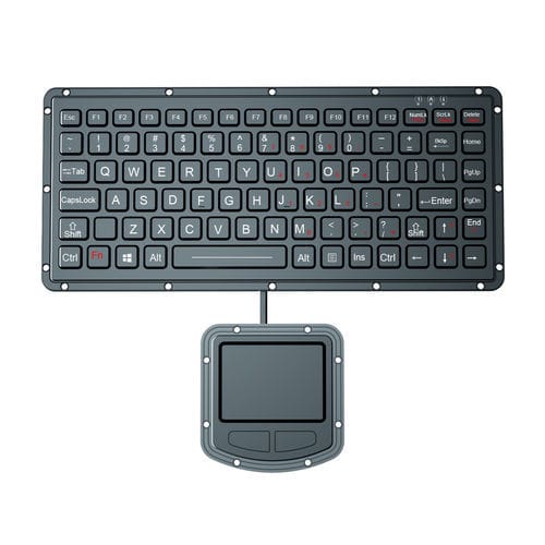 Clavier encastrable - K-TEK-M270-FN-BL-ML+M73TP - Key Technology China Limited - à touches mécaniques / avec touche Fn / 2 touches de souris