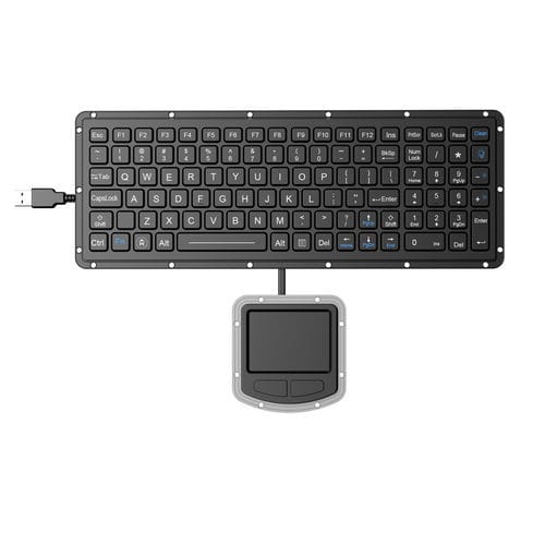 Clavier encastrable - K-TEK-M315KP-FN-BL-ML+M73TP - Key Technology China Limited - à touches mécaniques / avec touche Fn / 2 touches de souris