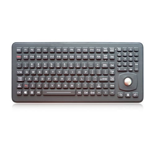 Clavier encastrable - K-TEK-M379-OTB-KP-FN-IL-SS - Key Technology China Limited - à touches mécaniques / avec touche Fn / 3 touches de souris
