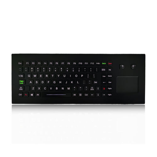 Clavier encastrable - K-TEK-M390TP-FN-BL-NV-151B-BT-DWP - Key Technology China Limited - à touches mécaniques / 2 touches de souris / avec touche Fn