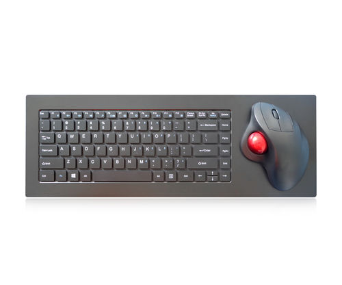 Clavier encastrable -  K-TEK-V440-FN-BT-M100-OTB - Key Technology China Limited - à interrupteurs à ciseaux / 86 touches / avec trackball