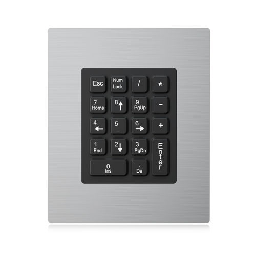 Clavier numérique 18-touches - K-TEK-M149KP-18-ML - Key Technology China Limited - encastrable / en caoutchouc silicone / USB