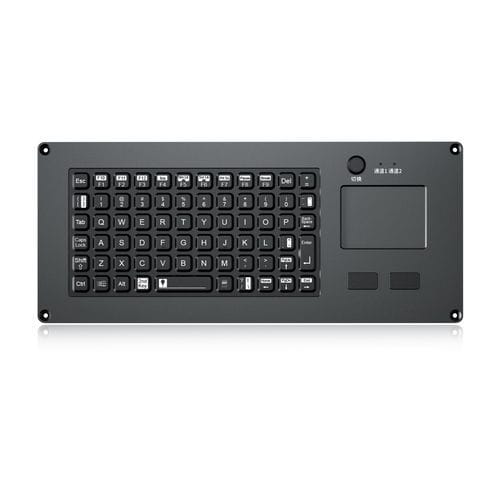 Clavier encastrable - K-TEK-M310TP-FN-BL-ML+KVM - Key Technology China Limited - à touches mécaniques / 2 touches de souris / 69 touches