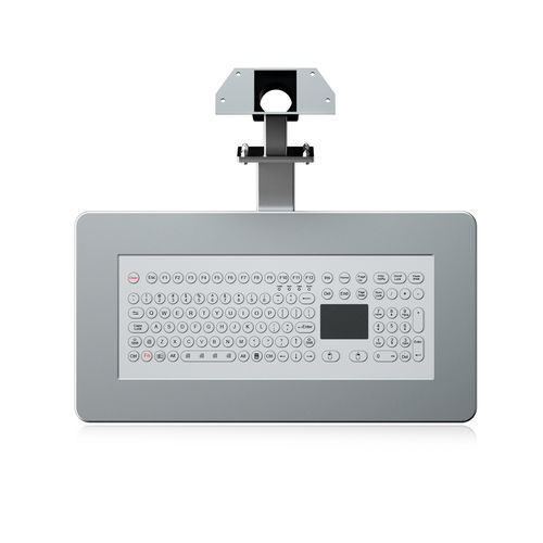 Clavier de bureau - K-TEK-D527TP-KP-FN-MDT-AL - Key Technology China Limited - à membrane / avec touche Fn / 2 touches de souris