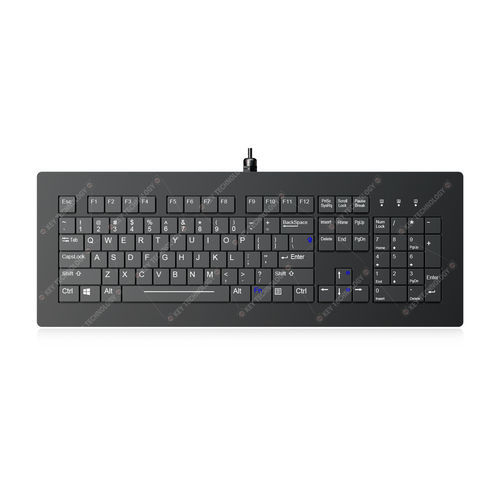 Clavier de bureau - K-TEK-V440KP-FN-BL-SC-DT - Key Technology China Limited - à interrupteurs à ciseaux / avec touche Fn / 104 touches
