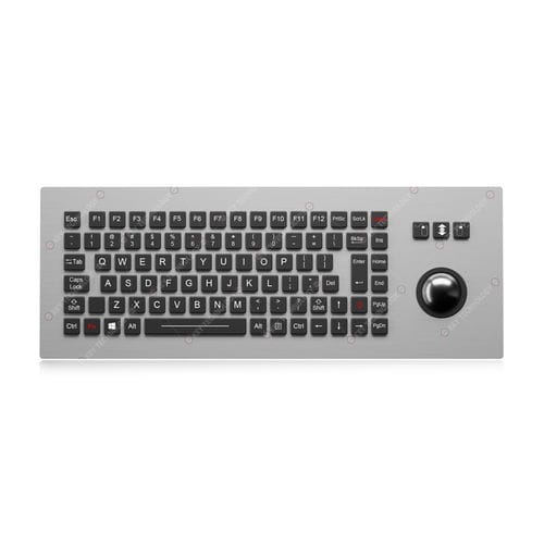 Clavier encastrable - K-TEK-M390-MTB-FN-BL-NV-151B-DWP - Key Technology China Limited - à touches mécaniques / 3 touches de souris / 92 touches