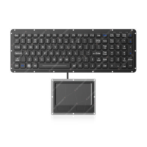 Clavier encastrable - K-TEK-K-TEK-M386KP-FN-BL-ML+M127TP - Key Technology China Limited - à touches mécaniques / 105 touches / avec touche Fn