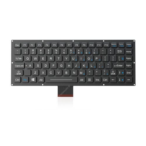Clavier encastrable - K-TEK-M280-FN-BL-FC-KC-DM - Key Technology China Limited - à touches mécaniques / avec touche Fn / 87 touches