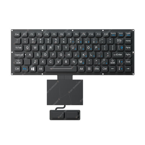 Clavier encastrable - K-TEK-M280-FN-BL-FC-KC+TP85-DML+2K - Key Technology China Limited - à touches mécaniques / 2 touches de souris / 87 touches