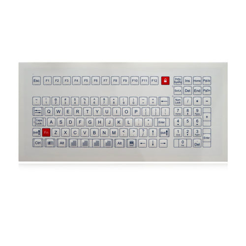 Clavier encastrable - K-TEK-D349KP-FN-SW - Key Technology China Limited - micro-interrupteur / avec touche Fn / 103 touches
