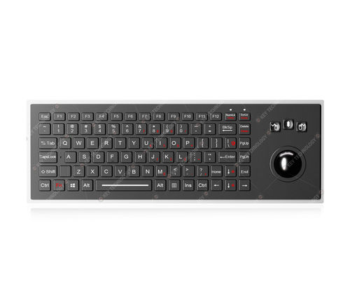 Clavier encastrable - K-TEK-M350-38-MTB-FN-BL-NV-151B - Key Technology China Limited - à touches mécaniques / 3 touches de souris / 89 touches
