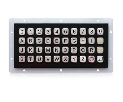 Clavier numérique 40 touches - K-TEK-A191-BT-DWP - Key Technology China Limited - encastrable / en acier inoxydable / en titane noir