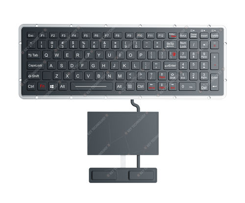 Clavier encastrable - K-TEK-M327KP-FN-BL-IT-ML-DWP+TP80-DML-DWP+2KEY - Key Technology China Limited - à touches mécaniques / 101 touches / 2 touches de souris