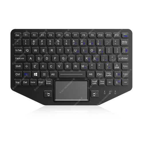 Clavier encastrable - K-TEK-M275TP-FN-BL-FC-KC-ML - Key Technology China Limited - à touches mécaniques / avec touche Fn / 2 touches de souris