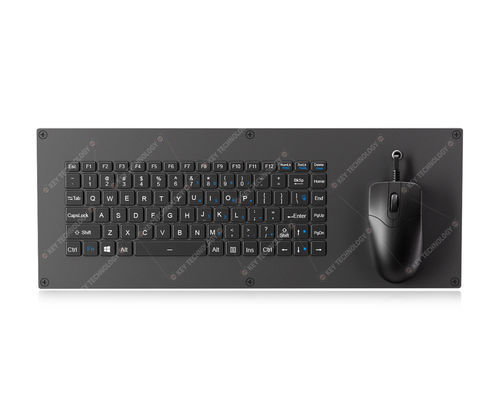 Clavier encastrable - K-TEK-V455-FN-BL-FC-SC-ANA-151B-M58-OMS - Key Technology China Limited - à interrupteurs à ciseaux / 86 touches / avec souris