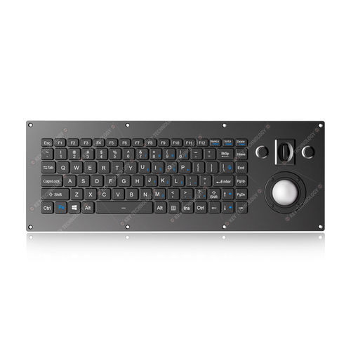 Clavier encastrable - K-TEK-V405-OTB-AVR-RM-FN-BL-FC-SC-ANA-151B-BT - Key Technology China Limited - à interrupteurs à ciseaux / 2 touches de souris / 86 touches
