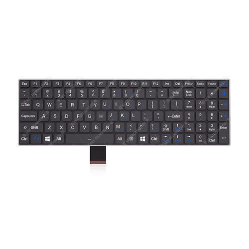 Clavier encastrable - K-TEK-V340KP-FN-BL-FC-SC-DM-DWP - Key Technology China Limited - à interrupteurs à ciseaux / 103 touches / pour applications aérospatiales