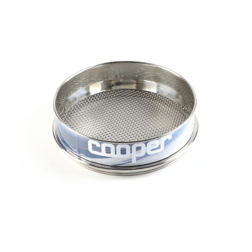 Tamis de test - Cooper Research Technology - en maille métallique