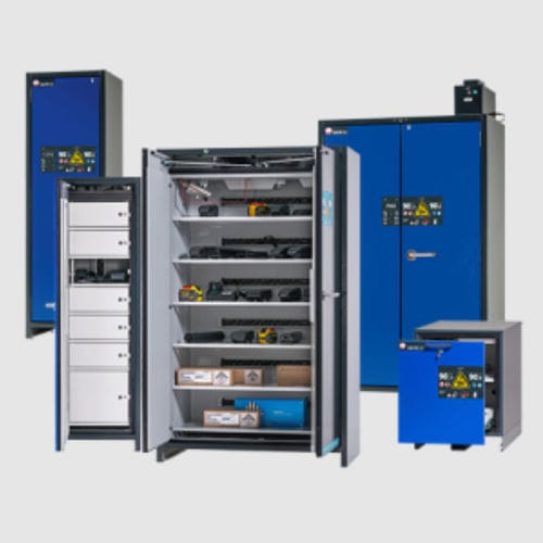Armoire de stockage - ION-LINE - asecos GmbH - de sécurité / au sol / à tiroir
