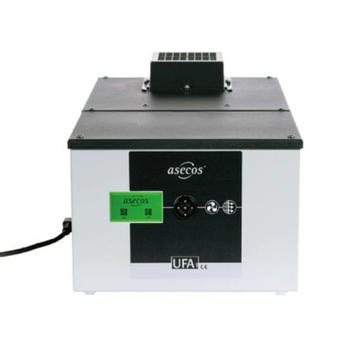 Carter de filtre à charbon actif - UFA.025.030 - asecos GmbH - pour air / en matière plastique / en acier