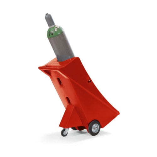 Chariot de manutention - 13265 - asecos GmbH - en acier / de bouteille de gaz