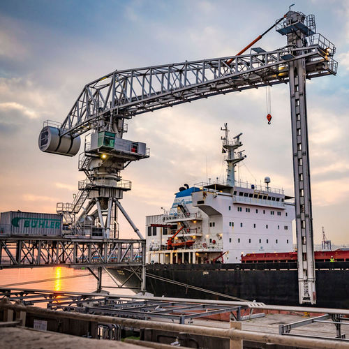 Déchargeur automatique - Portalink - Bühler Group - continu / de vrac / de navires