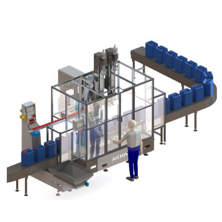Remplisseuse capsuleuse automatique - EL2-E - AiCROV - pour liquides / monobloc / industrielle