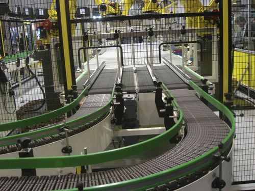 Chaîne de convoyage en acier inoxydable - 882 series  - Cagrı Industry Inc.- Alhan - à charnières / pour l'industrie de la boisson / pour l'industrie agroalimentaire