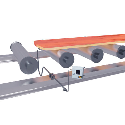 Détecteur de produit chaud à montage sous la table à rouleaux - IRIS Z6500 - DELTA - à fibre optique