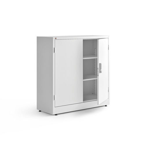 Armoire de bureau - 17430 - AJ Produkter - au sol / à étagères / double porte