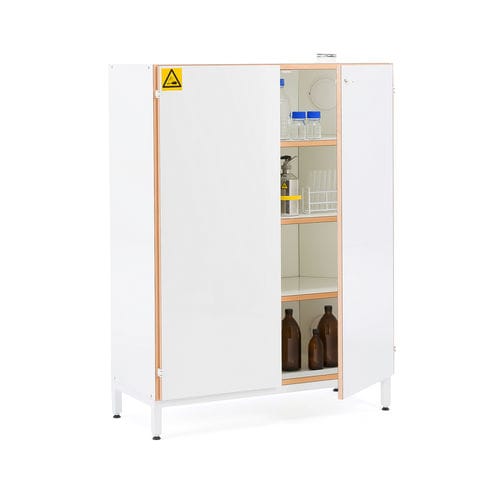 Armoire de stockage - 755230 - AJ Produkter - au sol / à étagères / double porte