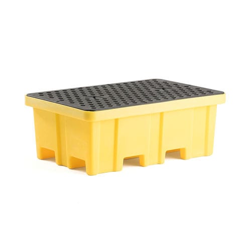 Palette de rétention 2 fûts - 24788 - AJ Produkter - en polyéthylène