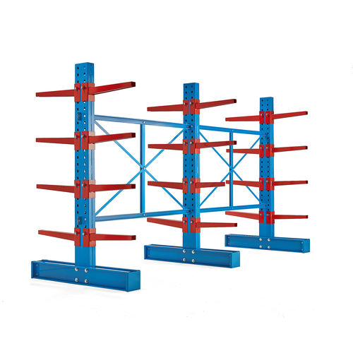 Rayonnage cantilever - 290092 - AJ Produkter - double-face / réglable / pour charges lourdes