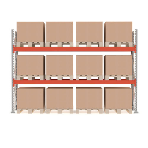 Rayonnage pour entrepôt de stockage - 23705 - AJ Produkter - de manutention / réglable / à palettes