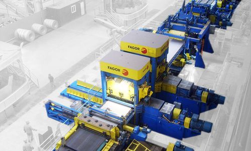 Ligne de découpe transversale pour aluminium - Fagor Arrasate S.Coop. - de plaques / de bobinage / automatique