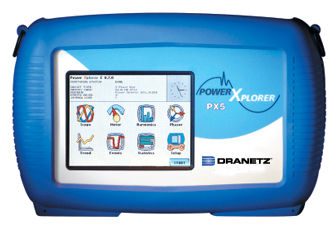 Analyseur de surveillance - Power Xplorer PX5 - Dranetz - pour réseau électrique / de puissance / portable